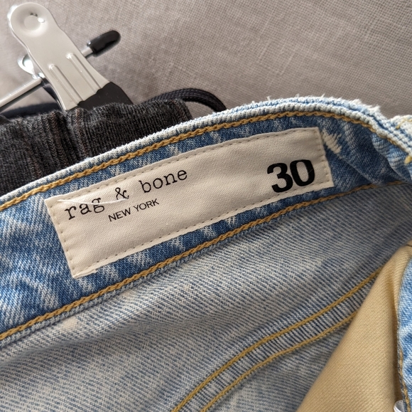 rag & bone Maya High Rise Slim - Light Wash - Picture 8 of 9